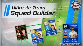 FIFA 13  Ultimate Team Squad Builder  Samba Hybrid  bPartGaming [upl. by Ynaiffit]