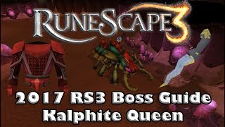 RS3 Low Level Bossing Guide  The Kalphite Queen  Solo Guide [upl. by Callum]