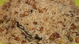 HOW  TO MAKE REAL JAMAICAN RICE AND PEAS  GUNGUH GREEN PIGEON PEAS [upl. by Emelina630]