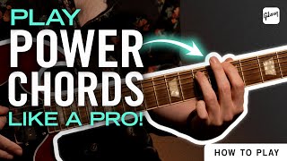 Guitar 101 How To Mute Strings When Playing Power Chords for Beginners DO THIS [upl. by Asta]