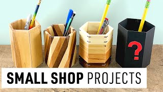 DIY Pencil Holders 4 Ways  How To Make Wood Pencil Holders [upl. by Charmain382]