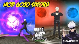 Mod GOJO SATORU Jujutsu Kaisen  GTA SA Android [upl. by Peh]