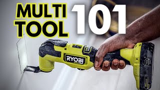 How to Use a MultiTool  RYOBI Tools 101 [upl. by Yeclehc]