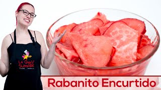 💚 Como hacer Rabanito Encurtido Peruano ✓ Receta Fácil y Rapida [upl. by Conley41]