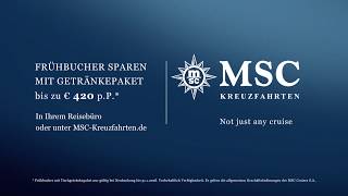 Frühbucher Mit MSC Kreuzfahrten ins Mittelmeer [upl. by Merralee]