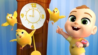 Treehouse Hickory Dickory Dock  Lalafun Nursery Rhymes and Baby Songs [upl. by Eelrahs]