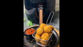 Crispy Chesseball  Homemade Chesseballs Recipe  Chesse Balls recipe made in Balzano Airfryer [upl. by Akehsal]