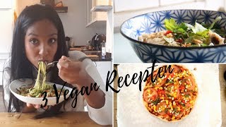 3 Makkelijke vegan recepten  Met Nevernotcookingnl en Thisveganrebelcom [upl. by Eiramannod]