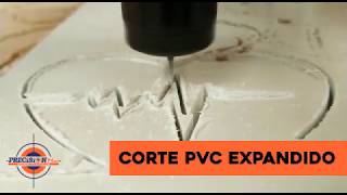 Corte e gravação  PVC expandido  VelozPro  Precision Mais [upl. by Evslin77]