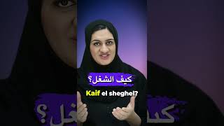 How to say quot How is the workquot in Emirati Arabic emirati freelessons learn arabicdialects [upl. by Llednahc]