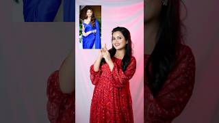 Celebrity saree recreation💙😍🫠 explore shortsvideo saree styling shortsvideo fashion yt [upl. by Sanez]