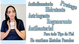 PIEL INCREIBLEMENTE BONITA CON CREMA PARA ROZADURAS ARRUGAS CICATRICES ACNE ÓXIDO DE ZINC [upl. by Welford]