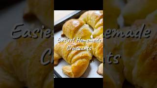 The easiest homemade croissants ever 🥐✨ [upl. by Grimbald]