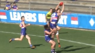 VFL 2016  Majak Daw and Mason Wood combine Round 4 [upl. by Arahsak]