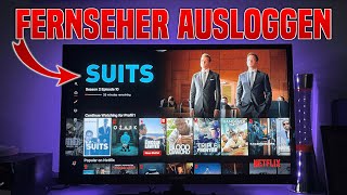 Aus Netflix AUSLOGGEN am FERNSEHER  Tutorial [upl. by Isteb420]