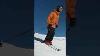 How to Carve 360 with Grabs on Skis  shorts [upl. by Ahern737]