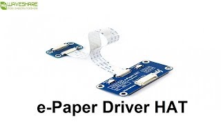 Waveshare ePaper Driver HAT [upl. by Lyrem]