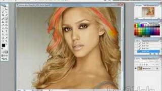 Changing Your Hair Color Using Photoshop [upl. by Palermo]