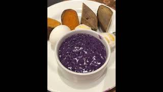 DELICIOUS UBE CHAMPORADO WITH DILIS summithotel bicol naga [upl. by Auqinahc309]