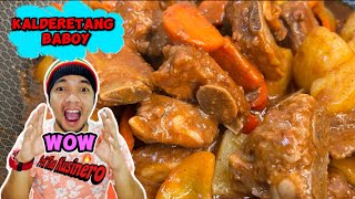 KALDERETANG BABOY GANITO GAWIN NIYO SOBRANG SARAP PriiTheKusinero Cookingideas kalderetangbaboy [upl. by Dorwin]