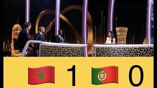 Morocco 🇲🇦 vs Portugal 🇵🇹 10 post match analysis [upl. by Duky]