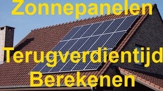 Zonnepanelen rendement [upl. by Crawford510]