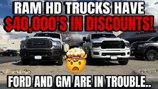 RAM Trucks Have 40000 In Discounts FORD AND GM ARE IN TROUBLE [upl. by Silvana]