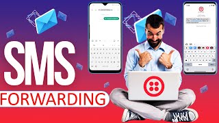 Forwarding Incoming SMS to Personal Phone Number  Twilio SMS Forwarding [upl. by Atok]