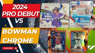 2024 Pro Debut vs Bowman Chrome Showdown Which Product Reigns Supreme [upl. by Crissie656]