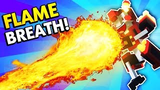 MASSIVE FLAME BREATHING CLONE DRONE Clone Drone in the Danger Zone Funny Gameplay [upl. by Idnew]