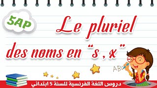 5AP  Le pluriel des noms en s  x [upl. by Breskin]