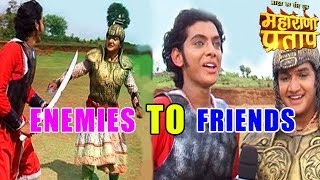 Maharana Pratap OMG Pratap and Akbar talks about journey from ENEMIES to FRIENDS  MUST WATCH [upl. by Kassity]