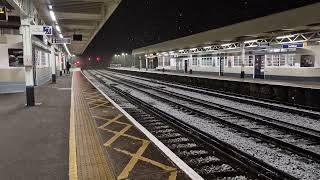 Snow at Surbiton Station [upl. by Anehc162]