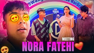 Promo shoot w NoraFatehi 😍😍  Yogesh sharma vlogs [upl. by Nyleve]