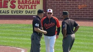 STLBAL Showalter tossed in 7th after arguing call [upl. by Nageam]