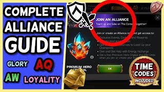 Complete Guide in What To Do In Alliances  Marvel Contest of Champions [upl. by Schug487]