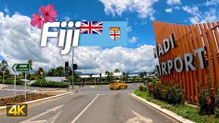 Drive from Nadi Airport to the Fiji Marriott Resort Momi Bay arriving in a Tropical Thunderstorm 🇫🇯 [upl. by Shellie]