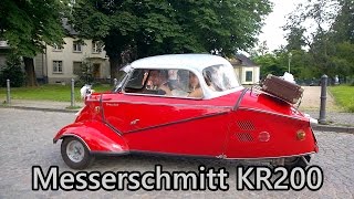 Messerschmitt KR200 bubble car closeup in Bonn [upl. by Ahern]