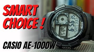 Casio AE1000W Complete Review Smart Choice  AE 1000W AE1000W AE1000W1AVDF [upl. by Pudens]