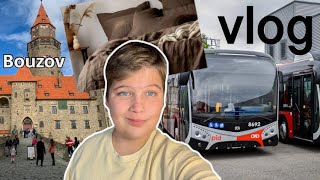 VLOG Hrad BouzovNejnovější AutobusPovlečení [upl. by Etnad]