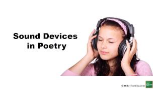 Reading Lesson Sound Devices in Poetry [upl. by Arutak]