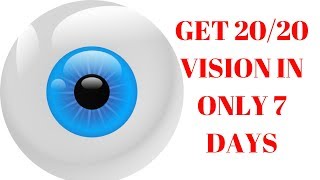 how to improve your vision to 2020 in 7 days  2020 vision exercises [upl. by Ahsika91]