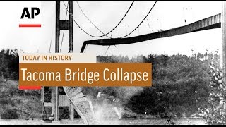 Tacoma Bridge Collapse  1940  Today in History  7 Nov 16 [upl. by Spoor]