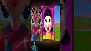 Troll Game  Scary Teacher 3D vs Squid Game Paint Recover Lips Nice or Error Challenge shorts [upl. by Jacinta]