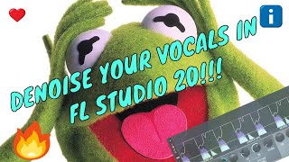 HOW TO DENOISE YOUR VOCALSAUDIO RECORDINGS IN FL STUDIO 20 [upl. by Esinnej837]