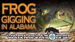 EXTREME Pest Control  Frog Gigging in Alabama [upl. by Helbonia872]