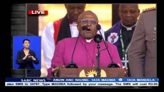 Archbishop Desmond Tutu pays homage to Madiba [upl. by Ayotan537]