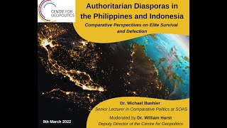 Authoritarian Disaporas in the Philippines and Indonesia  a talk by Dr Michael Buehler [upl. by Constantina397]