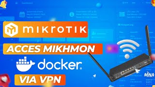 Acces a distance Mikhmon Docker via Mikrotik VPN [upl. by Lindsy]