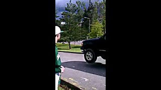 Car rollover in high school parking lot [upl. by Anirahc]